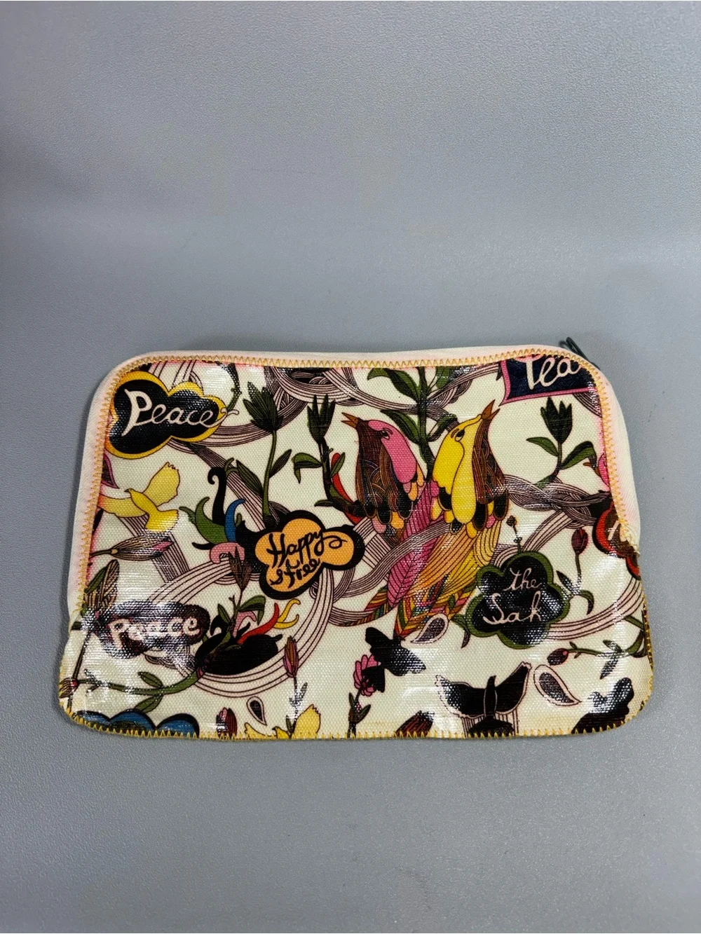 The Sak Sakroots Bird & Floral Coated Canvas Tablet Case